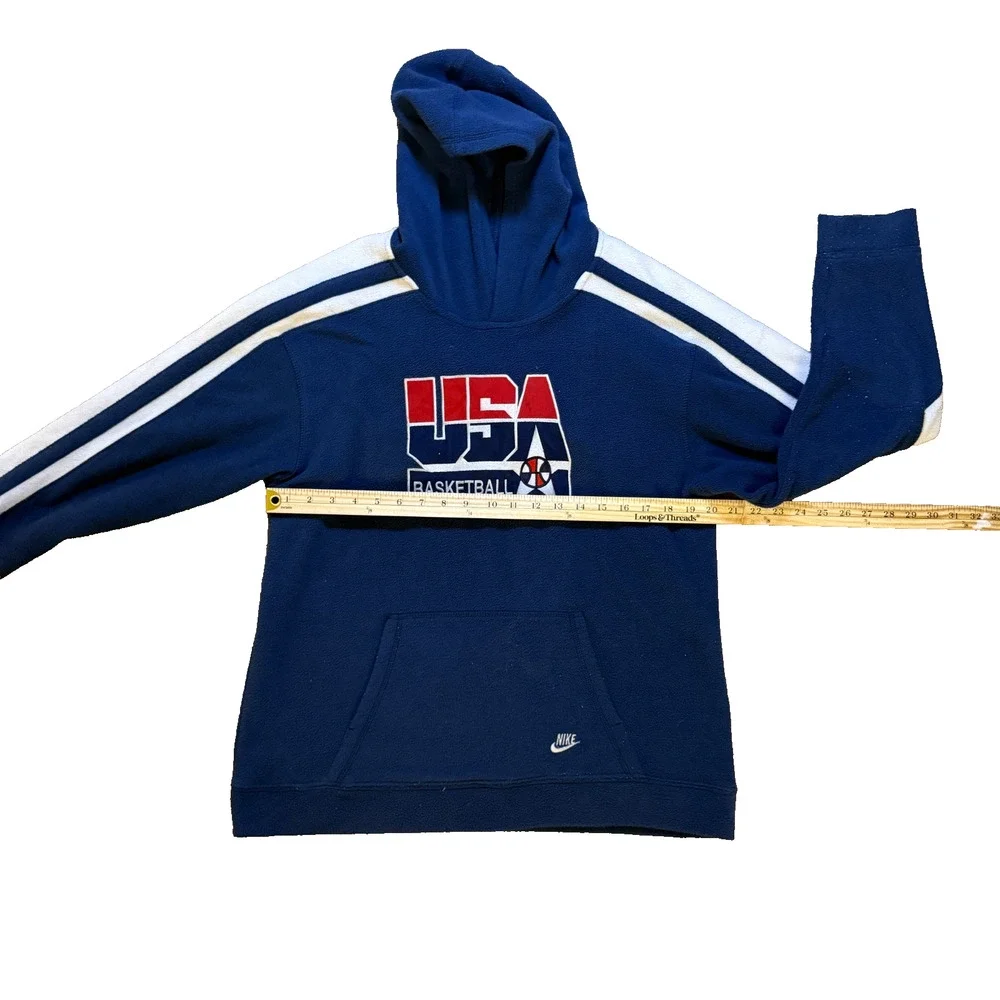 Nike‎ Team USA Olympic Basketball Hoodie Youth L older Nike Team USA Fleece Blue